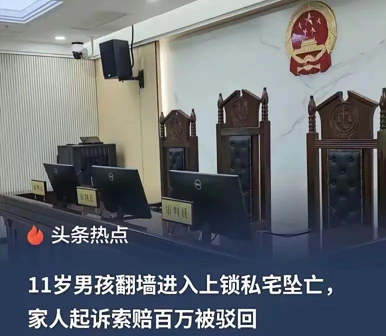 11岁男孩翻墙进入邻居装修中的私宅，踩中临时覆盖的采光井坠亡，父母索赔108万余