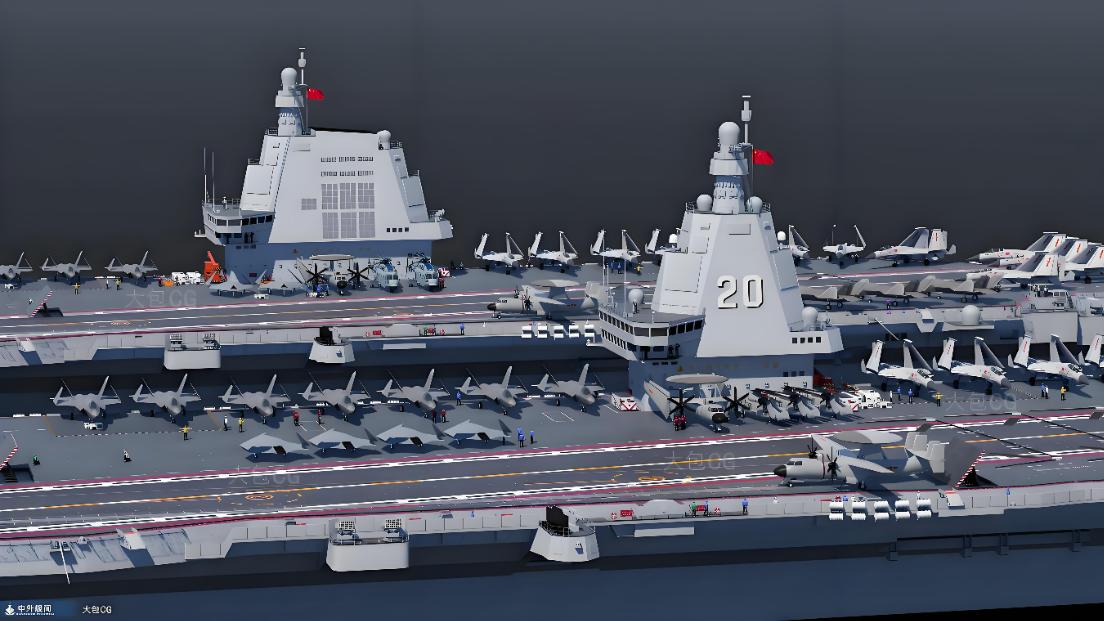 004航母即将完工！技术飞跃助力六代战机上舰