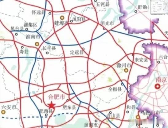 ［滁州凤定高速线路走向总算敲定了］山东济宁到合肥高速公路是京台