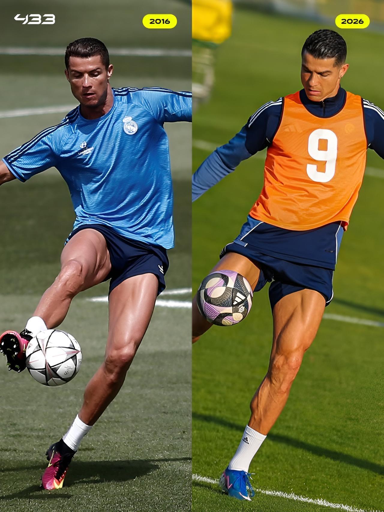 里斯蒂亚诺·罗纳尔多今年41岁他看起来和十年前一模一样。这种自律简直令人难以置