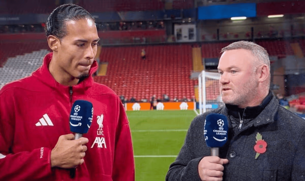 鲁尼: 没人进行人身攻击, 范戴克自己清楚他踢得是好是坏