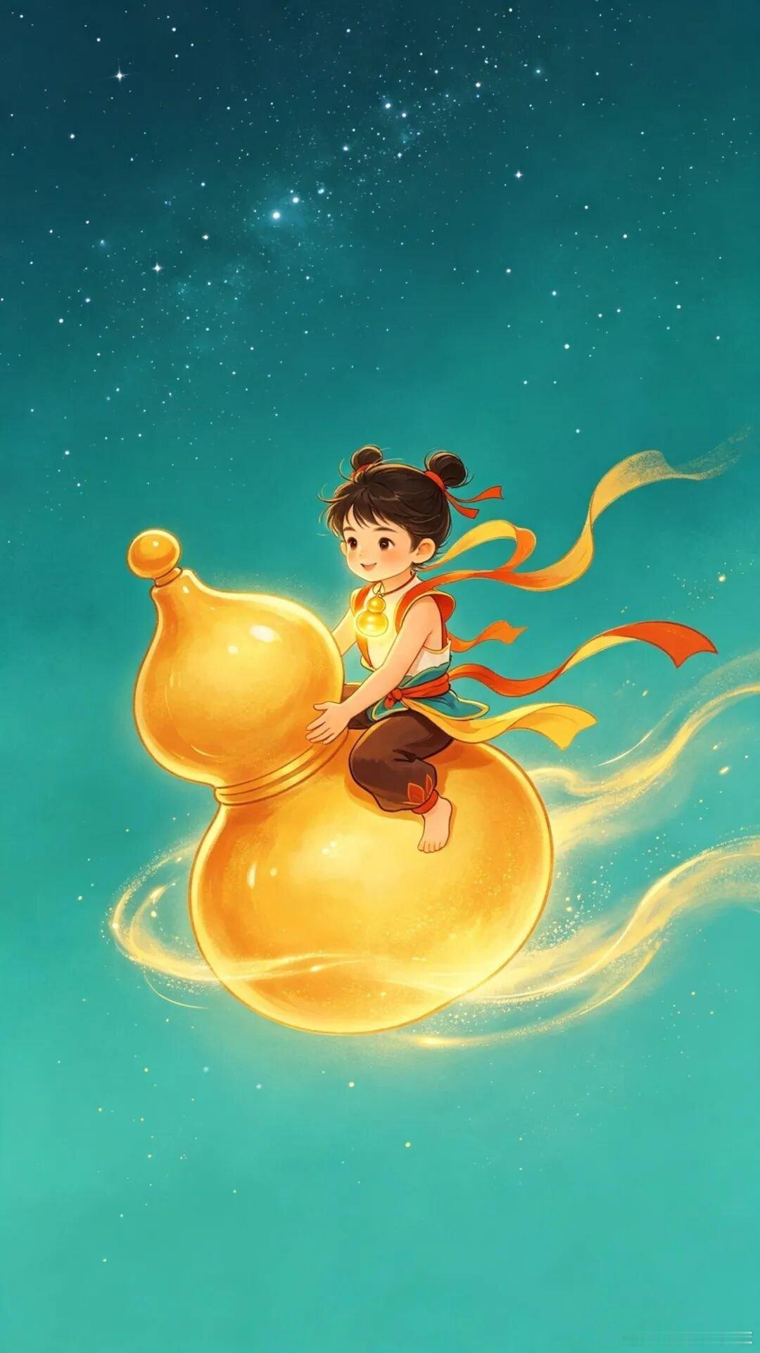星河灿烂福禄满屏万事顺遂壁纸～