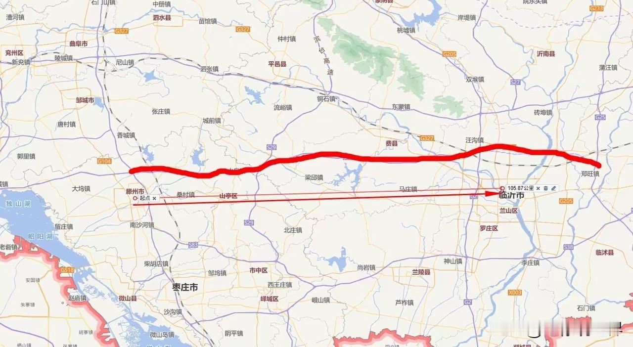 一月一日，临沂-滕州高速公路终于全线通车。两地人流物流来往密切，频繁，这条近乎直