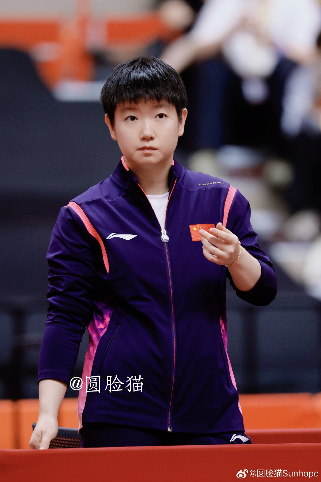 莎莎，咱痘痘不能这样挤啊，会留印的！#爱知名古屋亚运会##孙颖莎#​