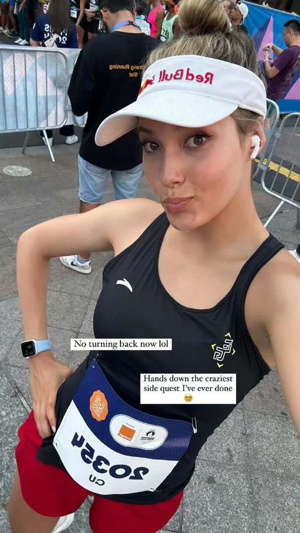 谷爱凌只练两周就跑了首马谷爱凌也太牛逼了吧，首马03:24:36在2024年的