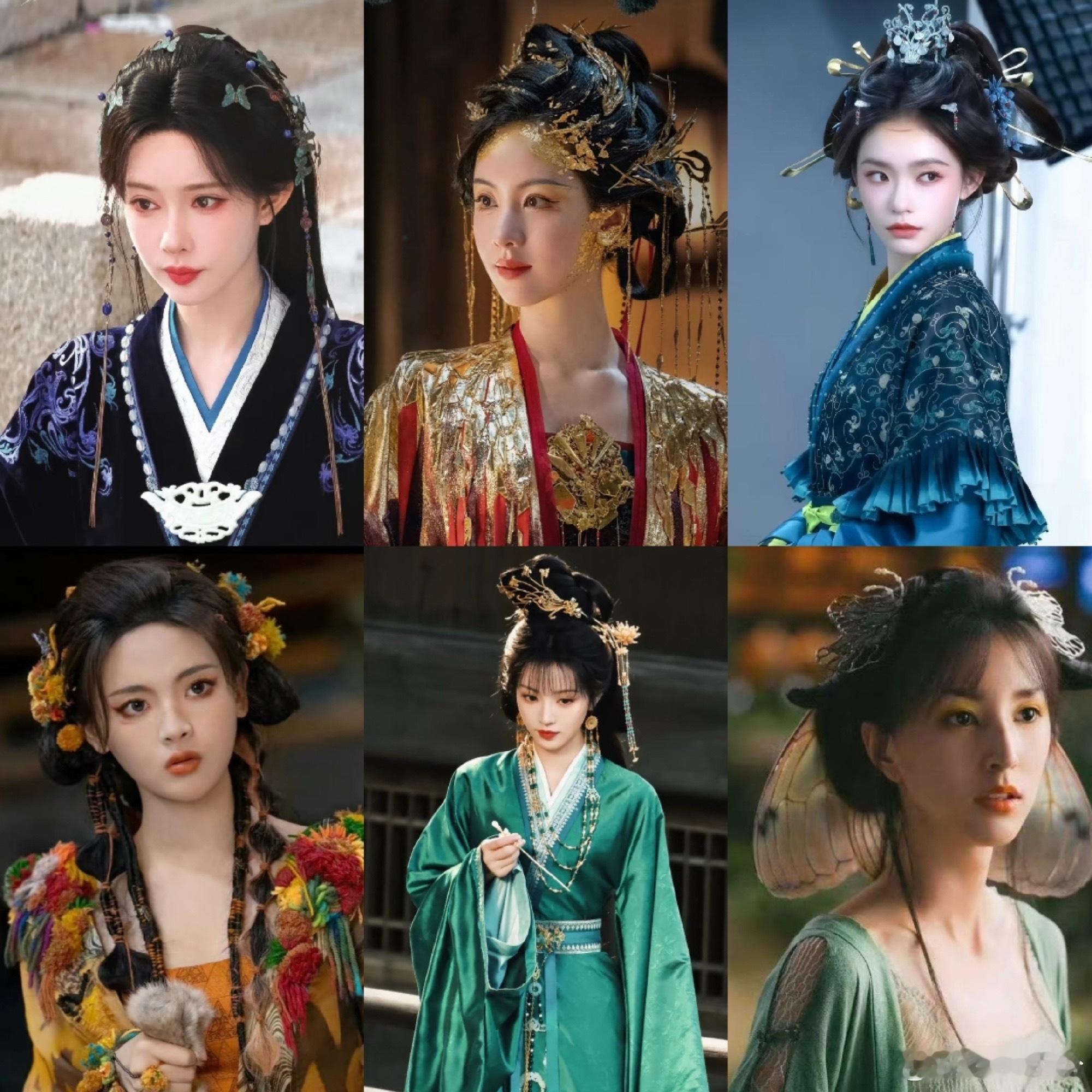 易小雅做的古偶女主造型，卷出花了…