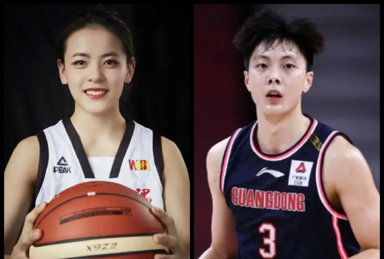 左边这位是杨舒予，23岁，云南昆明人，是广东女篮球员，目前国家队主力锋卫摇摆人，