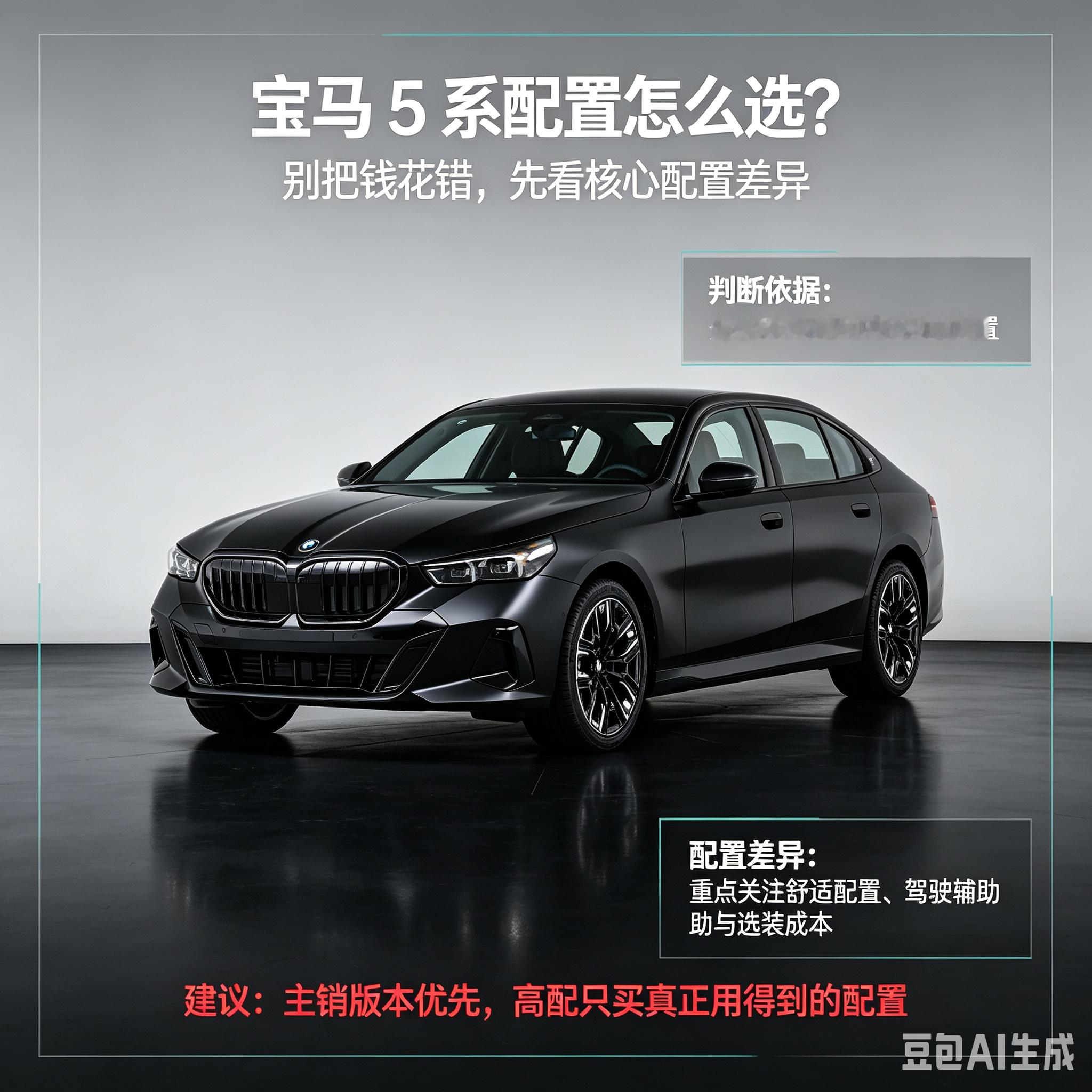 宝马5系配置别乱选！