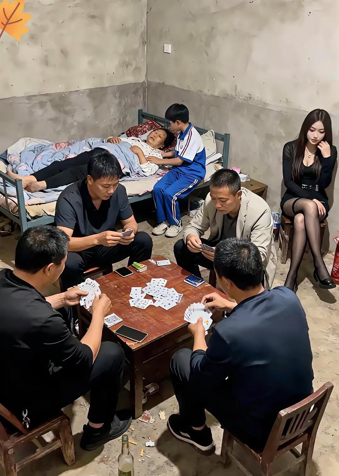 这难道就是大哥常说的:好赌的爹，生病的妈，上学的弟弟，懂事的她？搞笑全家人都在