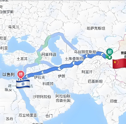 中国导弹能打得到以色列吗？如果以色列像对待伊朗那样挑衅中国，那么中国是否具备能