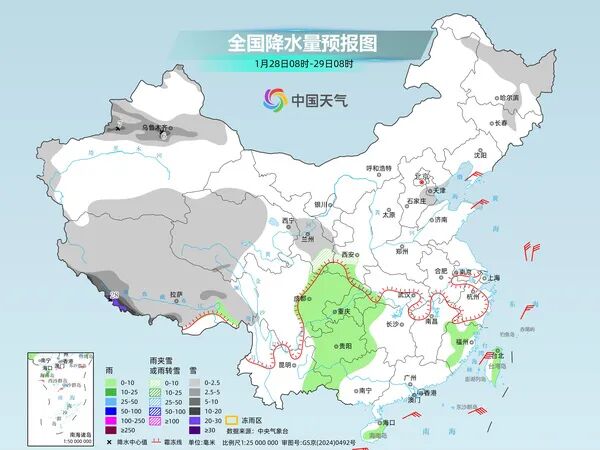 猛降8℃! 大范围雨雪降温天气将“上线”! 四川局地有雨夹雪、大雪