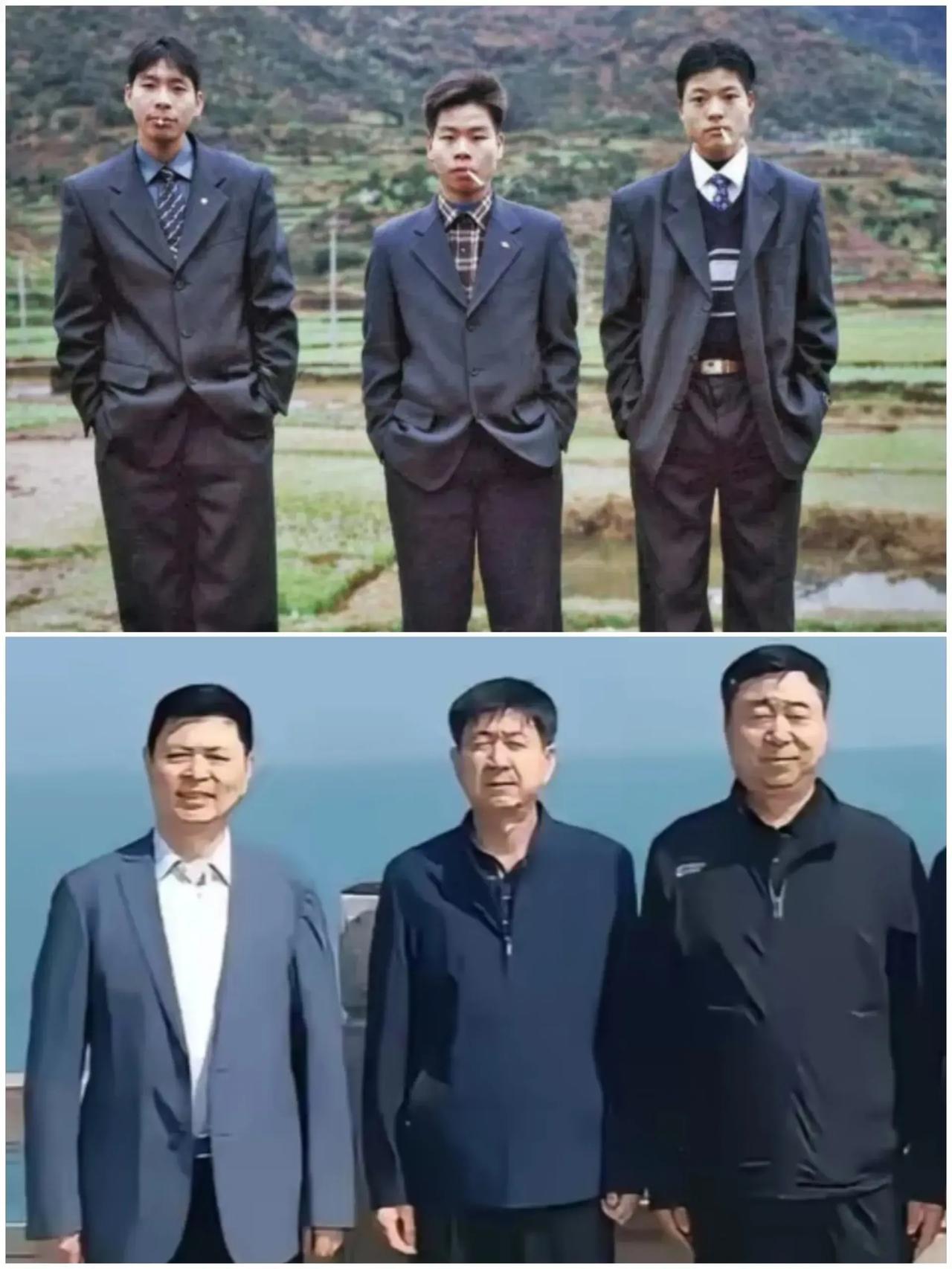 当年村里的年轻人[大笑][大笑]