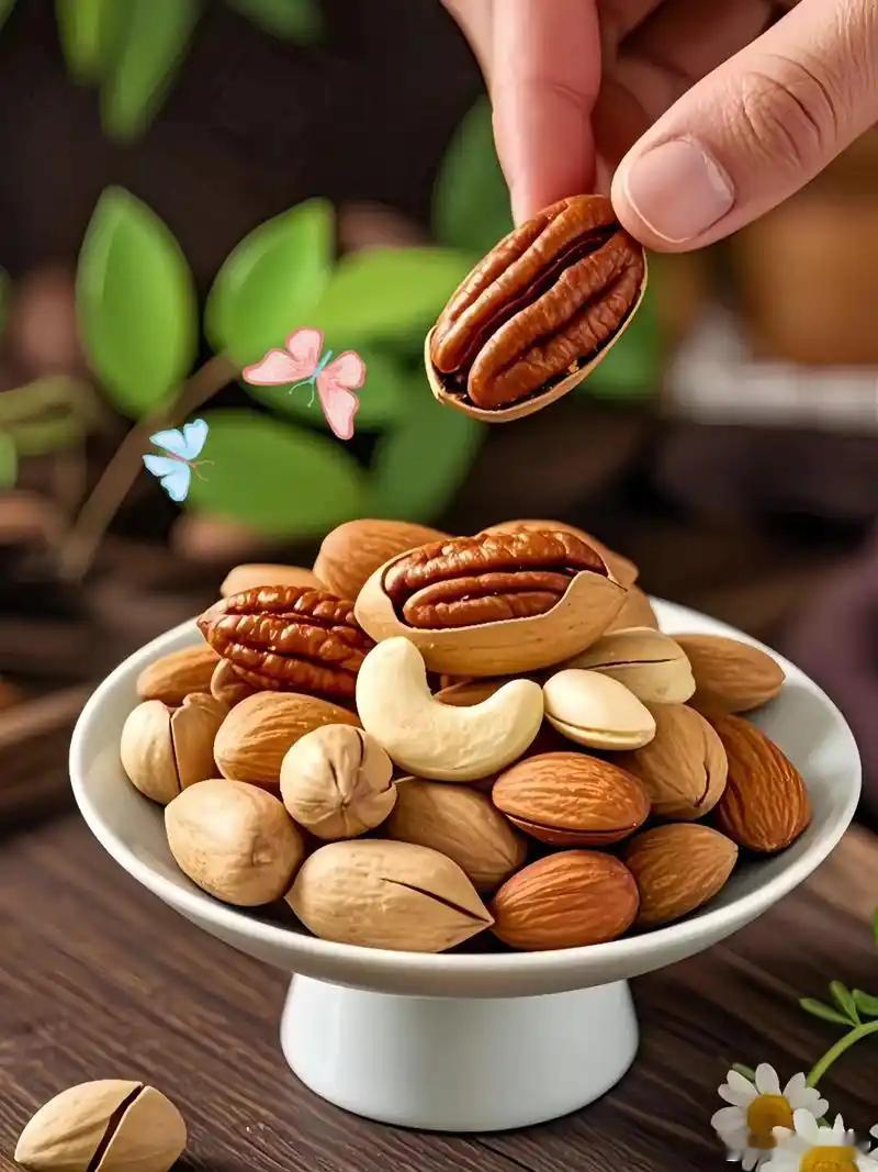 ⚠️挑选坚果的时候记住：选原味、配料表干净的，别买那些盐焗糖霜的，全是科技与狠