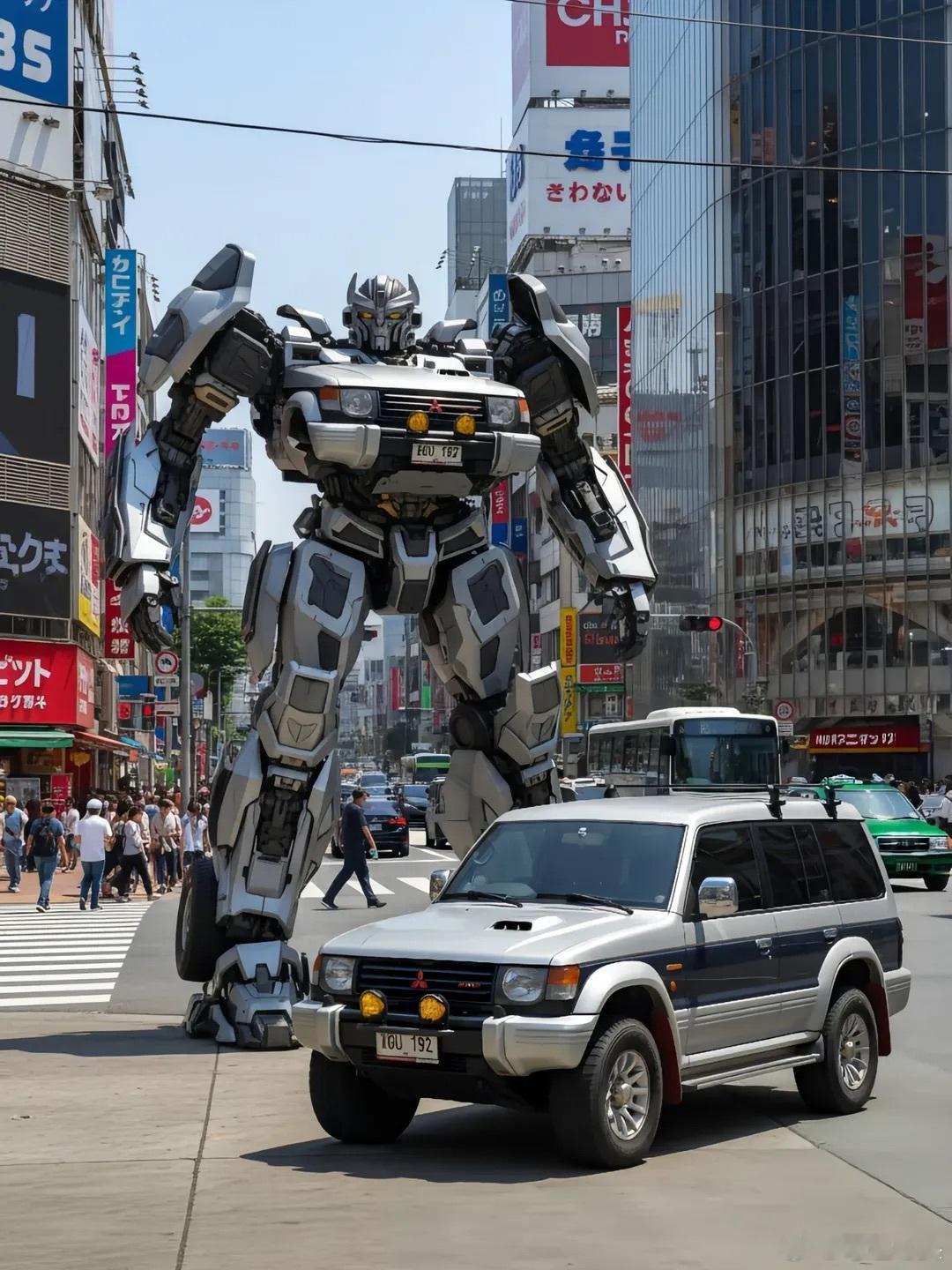 帕杰罗TransformerrobotPajero.mitsubishi