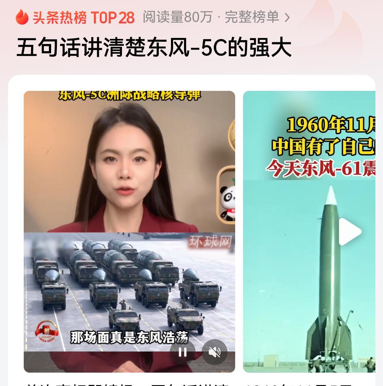五句话讲清楚东风5c的强大，一句话和一个现象就足以诠释！一句话：覆盖全球！一