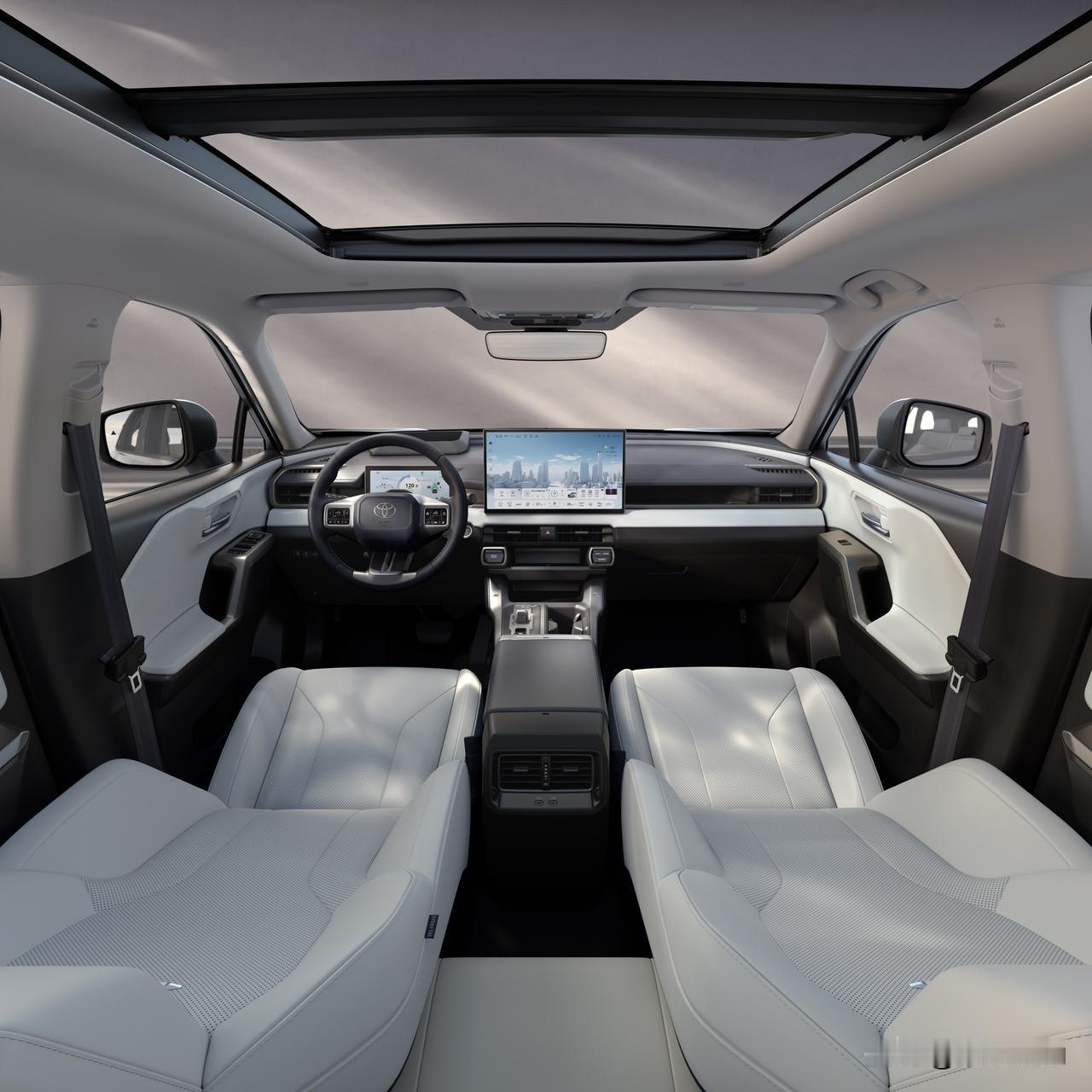 丰田第六代RAV4荣放空间利用率绝了！2690mm轴距搭配可调节后排靠背，1.8