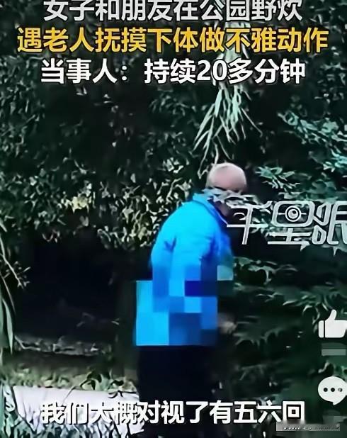 河南焦作女子公园野餐遇老人当众不雅骚扰，冷静取证值得借鉴国庆假期，河南焦作的