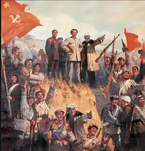 大渡河水咆哮着，眼看就要把红军逼上绝路，只有四条小船，每天渡不了几个人，追兵却越