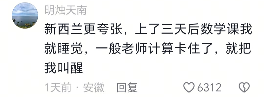 老师看到有中国留子也很紧张吧