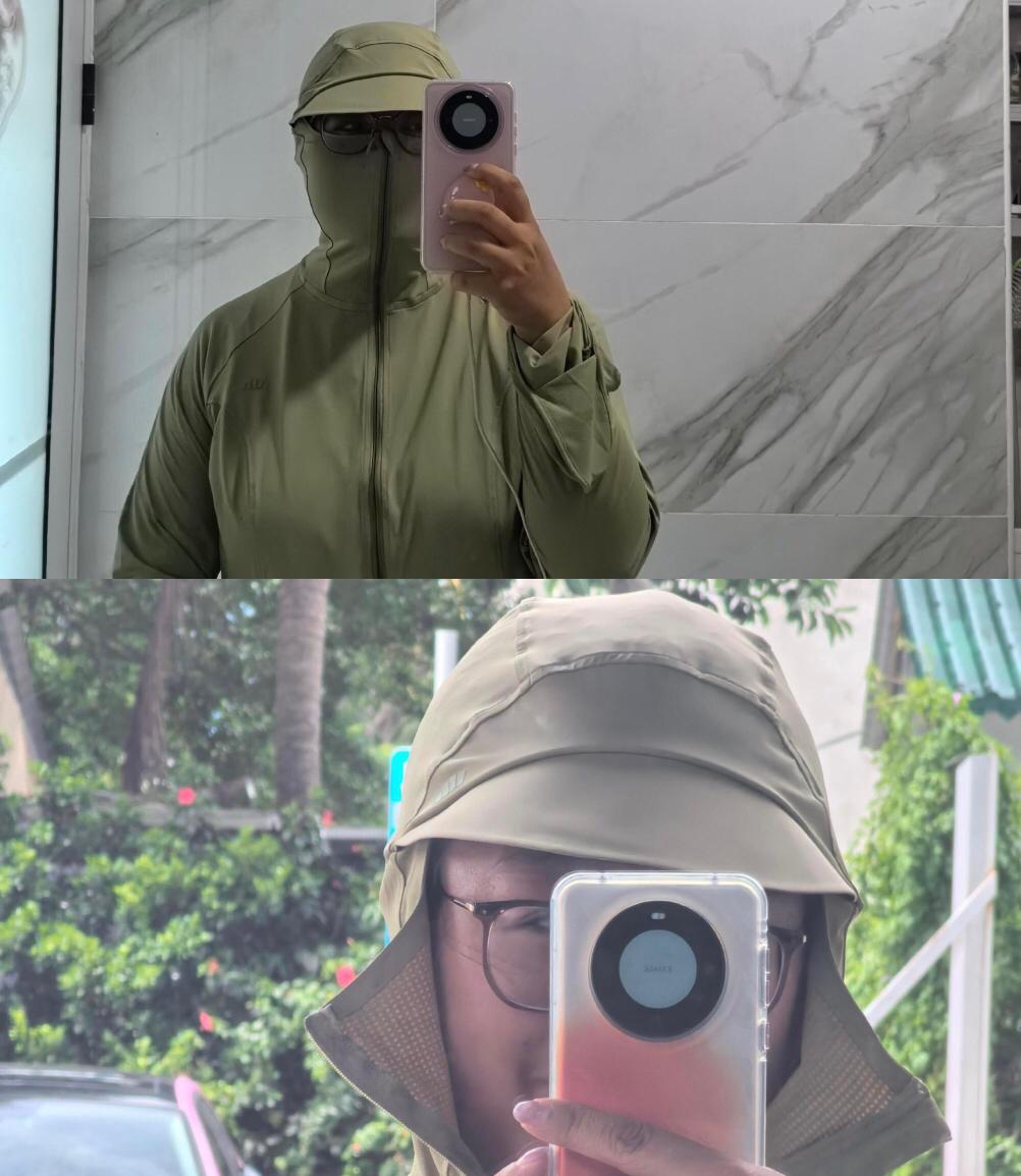 看一个网友开玩笑，说夏天千万不要买绿色的防晒衣，一开始还没看懂，结果评论里