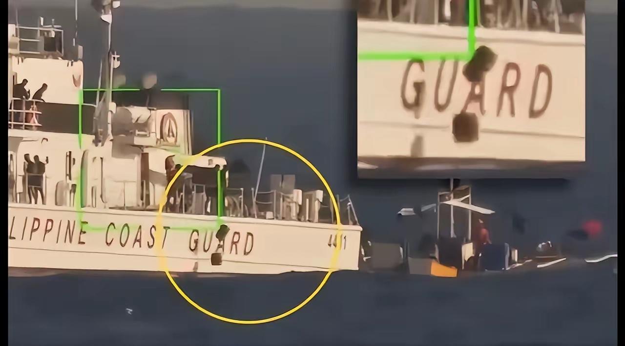 菲方行径卑劣，罪证确凿！2月16日，菲律宾海警4411船，在我国南沙群岛附近