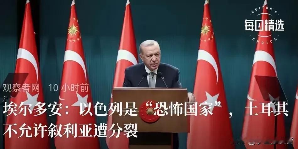 中东，以色列太狂了，终于和土耳其对上了。埃尔多安：以色列是"恐怖国家"，土耳其