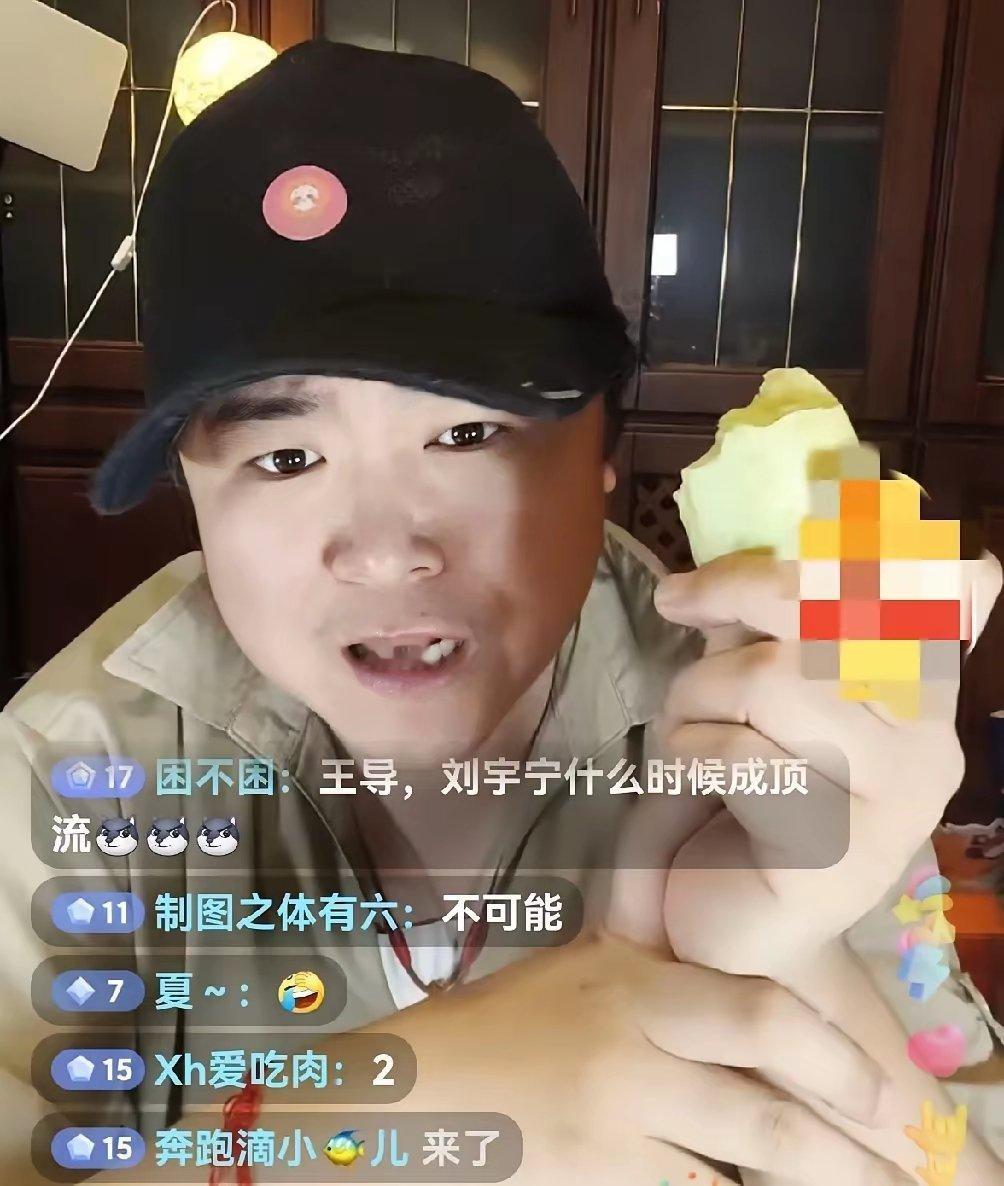 某导演直播时被问及刘宇宁能否成为顶流，直言不讳给出了否定答案。这位导演表示：