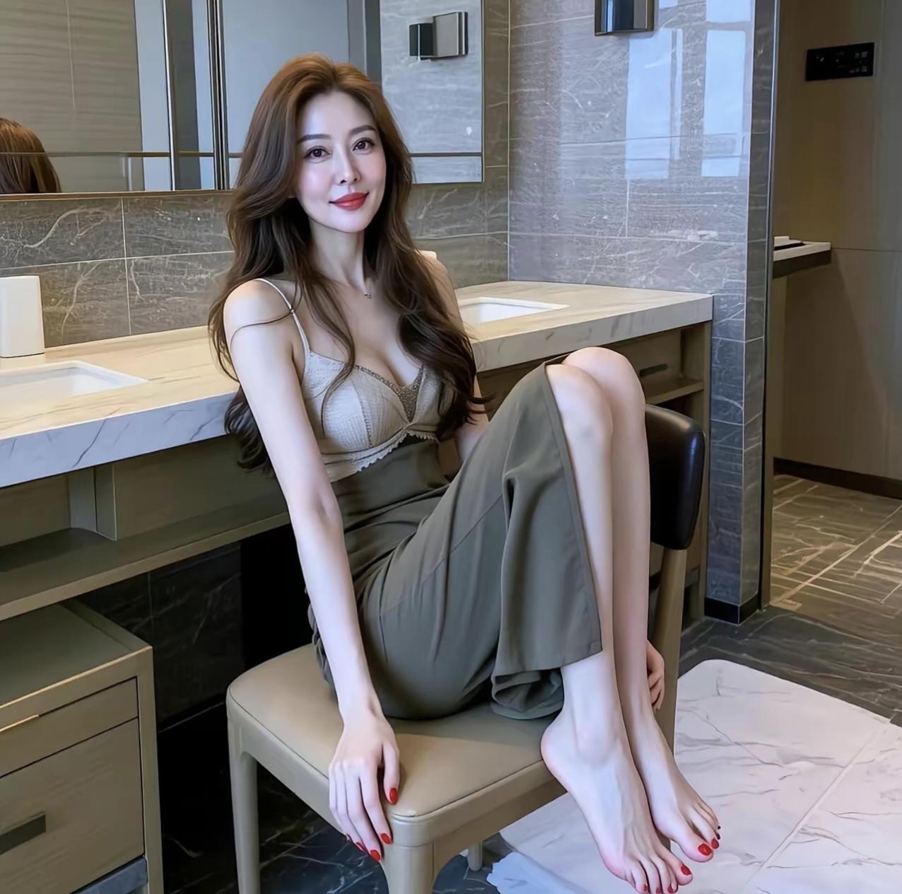 四十加，不再为谁打扮，只为取悦自己。舒服的衣，自在的姿态，便是最好的岁月