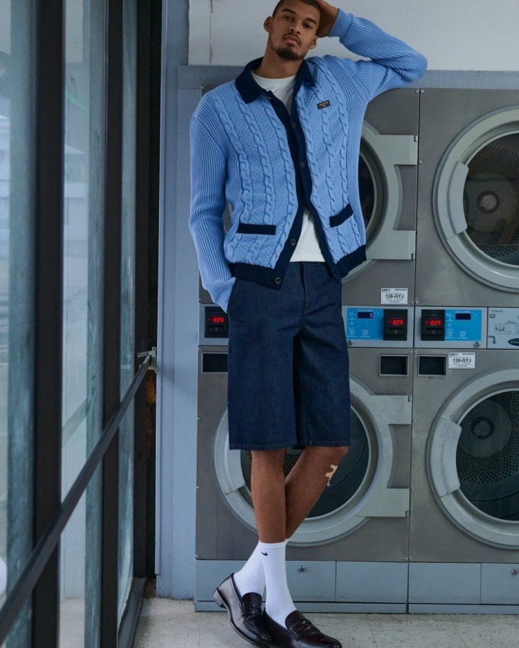 🤔造型如何？文班亚马为时尚摄影杂志《LOVEMagazine》拍摄写真…文班