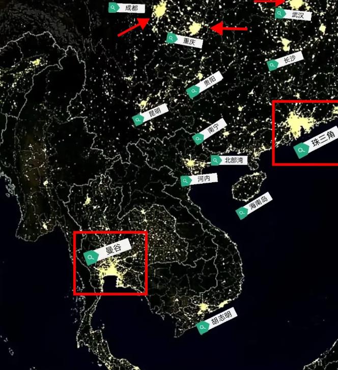 曼谷市是中南半岛最发达城市！曼谷市有近1200万人口，城区人口达到550万，也