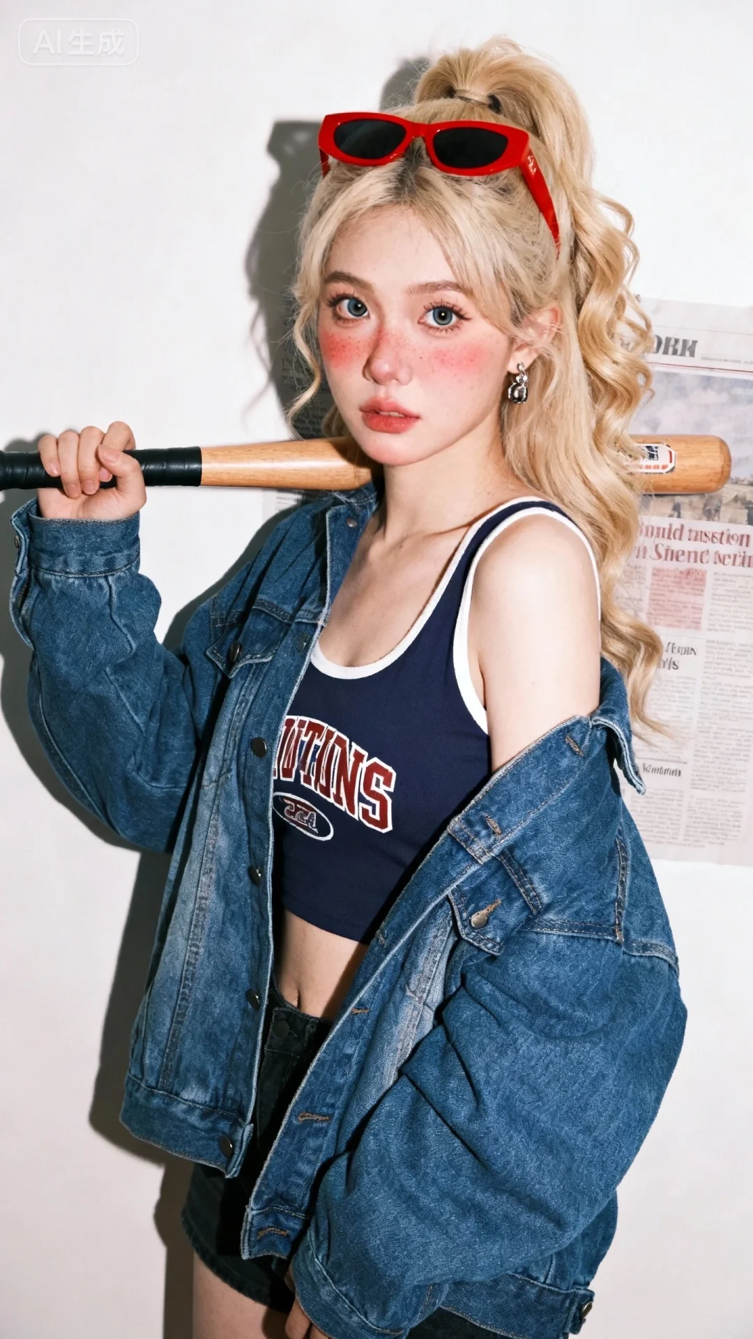 超高颜值美少女，网感头像，瓷白肌肤、奶油白肌肤，无辜大眼睛，微醺，自然...