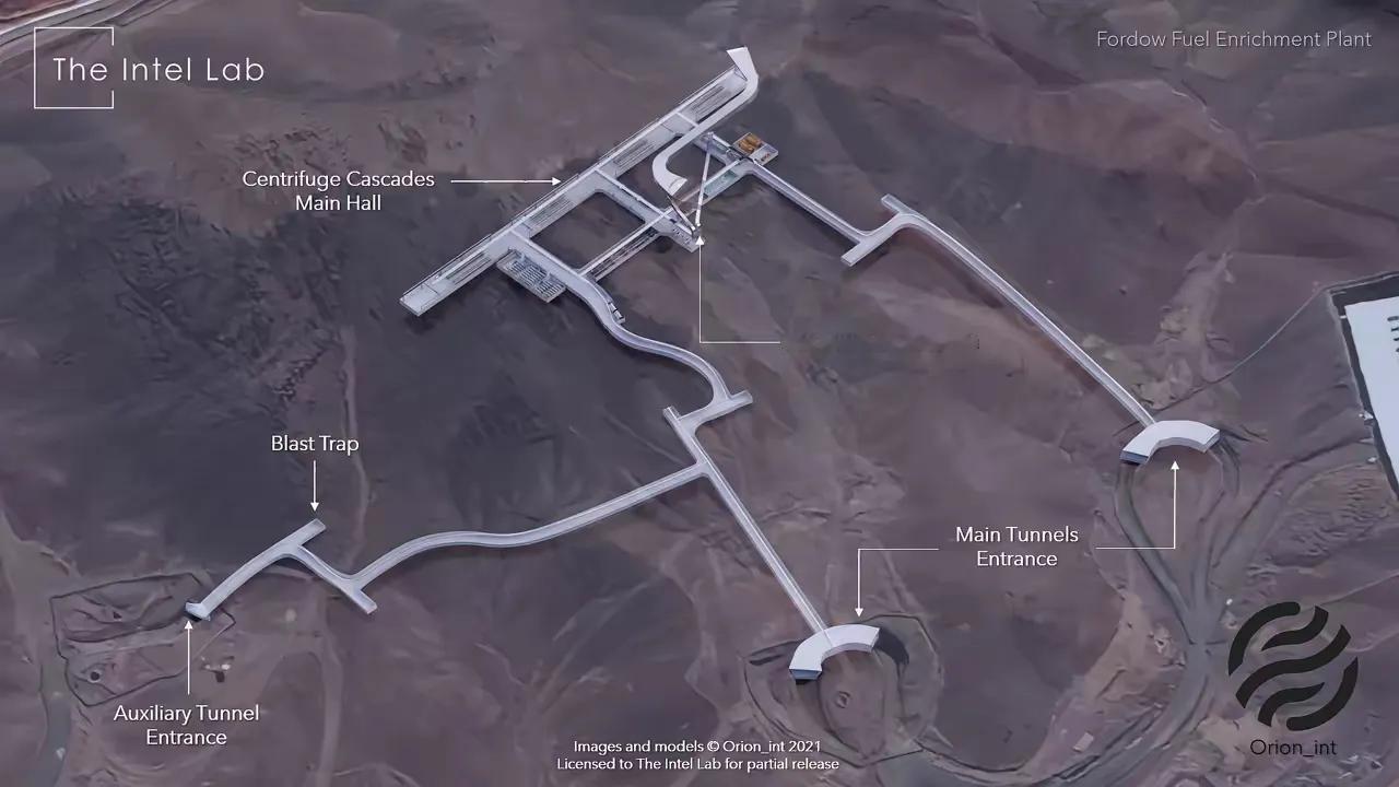 伊朗这个地堡绝对废了。伊朗这个地堡内部情况已经完全被泄漏。像这种核设施，没有必要