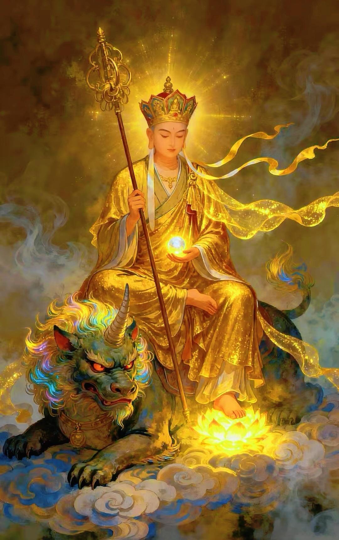 🌈🧚🏻‍♀️🧚🏻‍♀敬见地藏王菩萨圣象🌕🌷💞🥳幽冥教主——地藏王菩萨顶礼颂曩昔慈亲