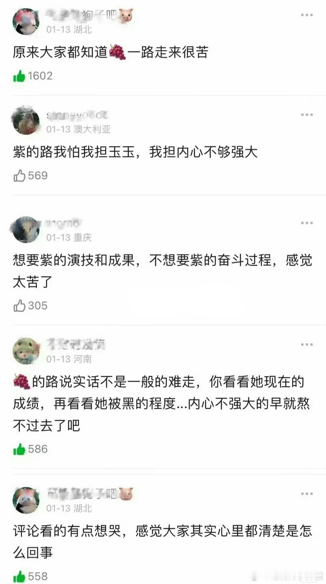 网友评价杨紫的路，也算苦尽甘来了​​​