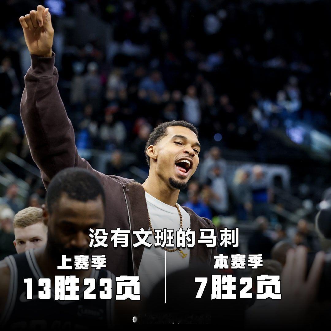 讲道理，对马刺这赛季这个战绩还不满意的，不行你们出门右拐吧，文班福克斯卡斯尔这三