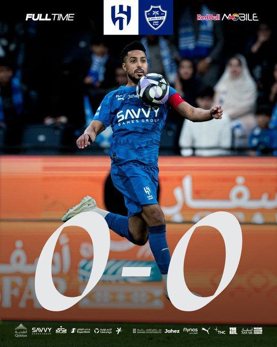 📌沙特联第20轮，利雅得新月主场0-0闷平吉达国民，S·多萨里第84分钟破门
