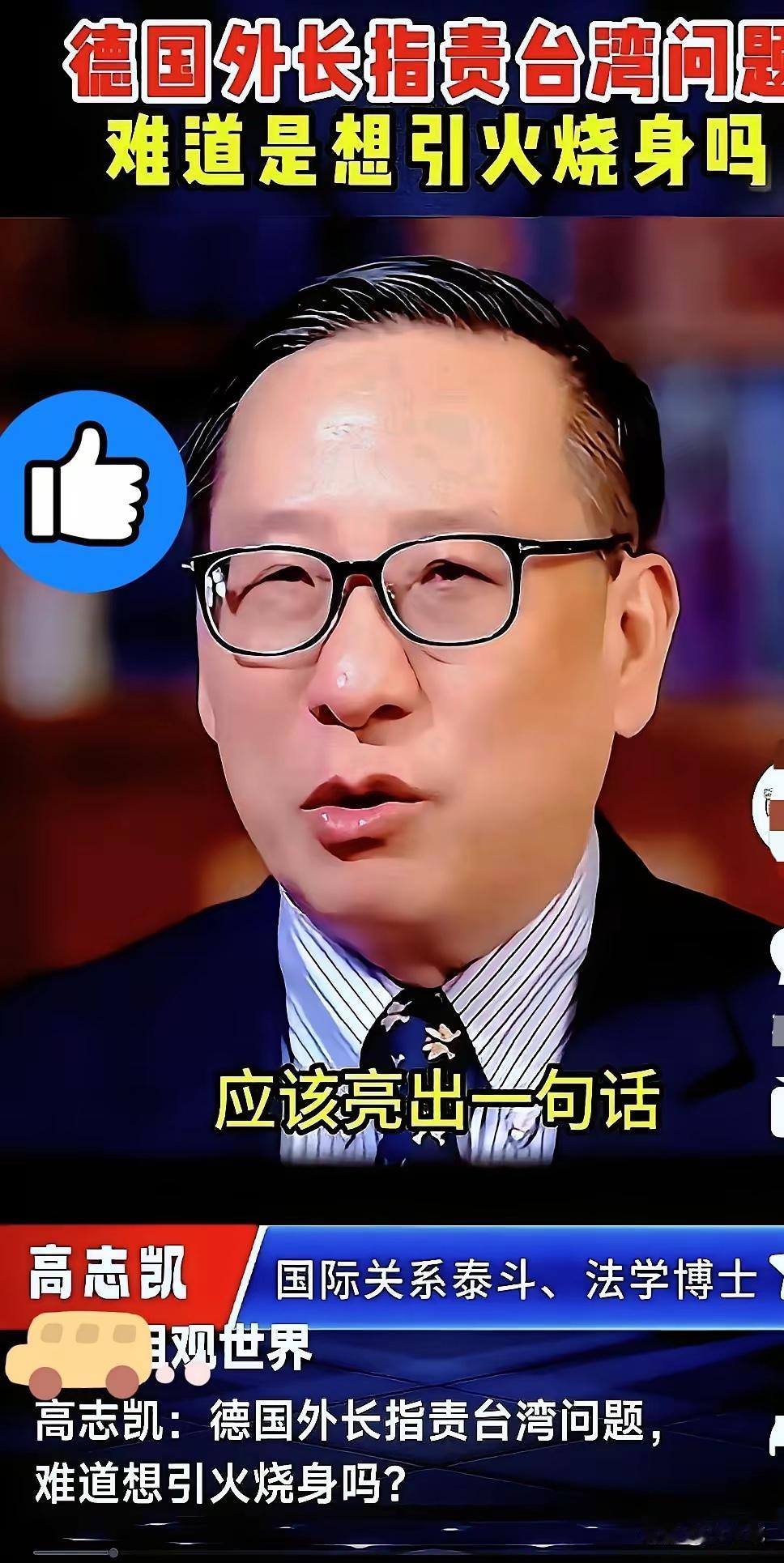 高志凯教授的那句话，我能咂摸一天“你们一个二战战败国，有什么资格，在这里跟一