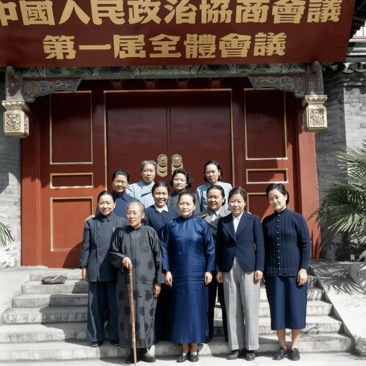 1949年9月，北京，中国人民政治协商会议第一届全体会议召开期间，一群改变了中国
