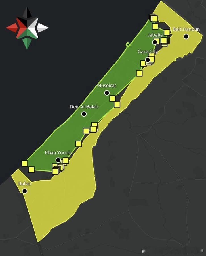 🟥停火协议期间发生的最大违规之一是：以色列在最近几周于多处扩大了“黄色线”。其