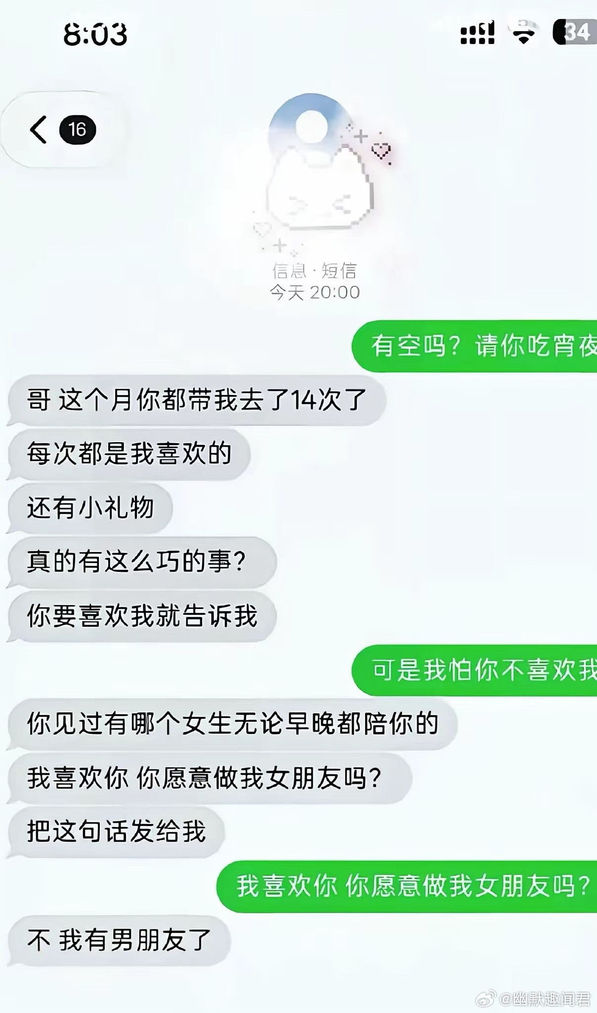 男朋友是不是我啊​​​