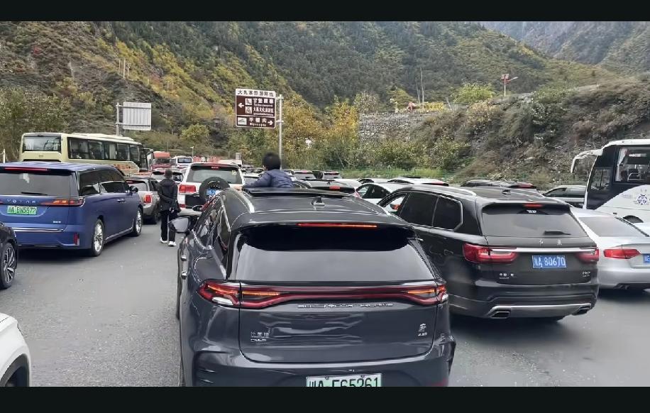 今年川西的秋天比往年都晚一些，好多人都在盘算错峰去川西看彩林，抓秋天的尾巴，结果