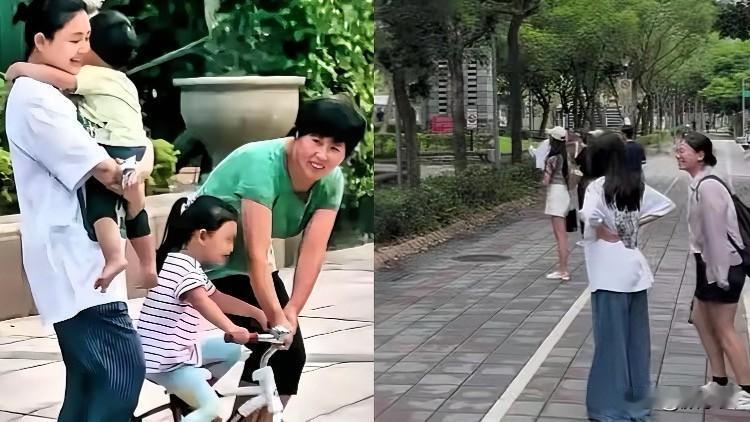 小玥儿身边换生面孔了。有人说大S霸道，可翻翻旧照，大S会搂着保姆素颜合影，甚至