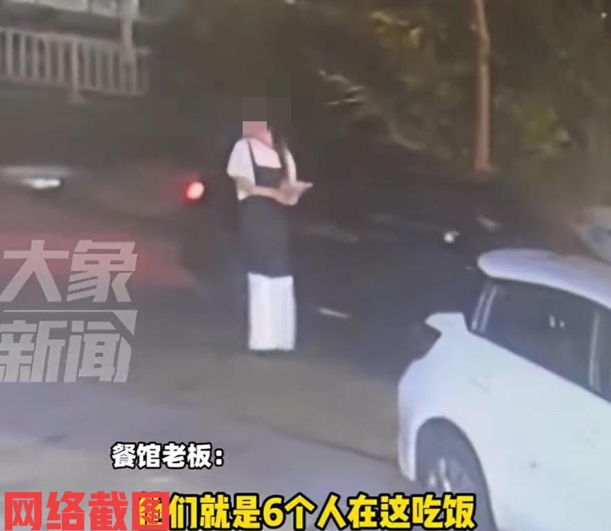 江西抚州有六人开奔驰车来吃饭。这应该没有什么问题，开车吃饭正常事情，只是这群