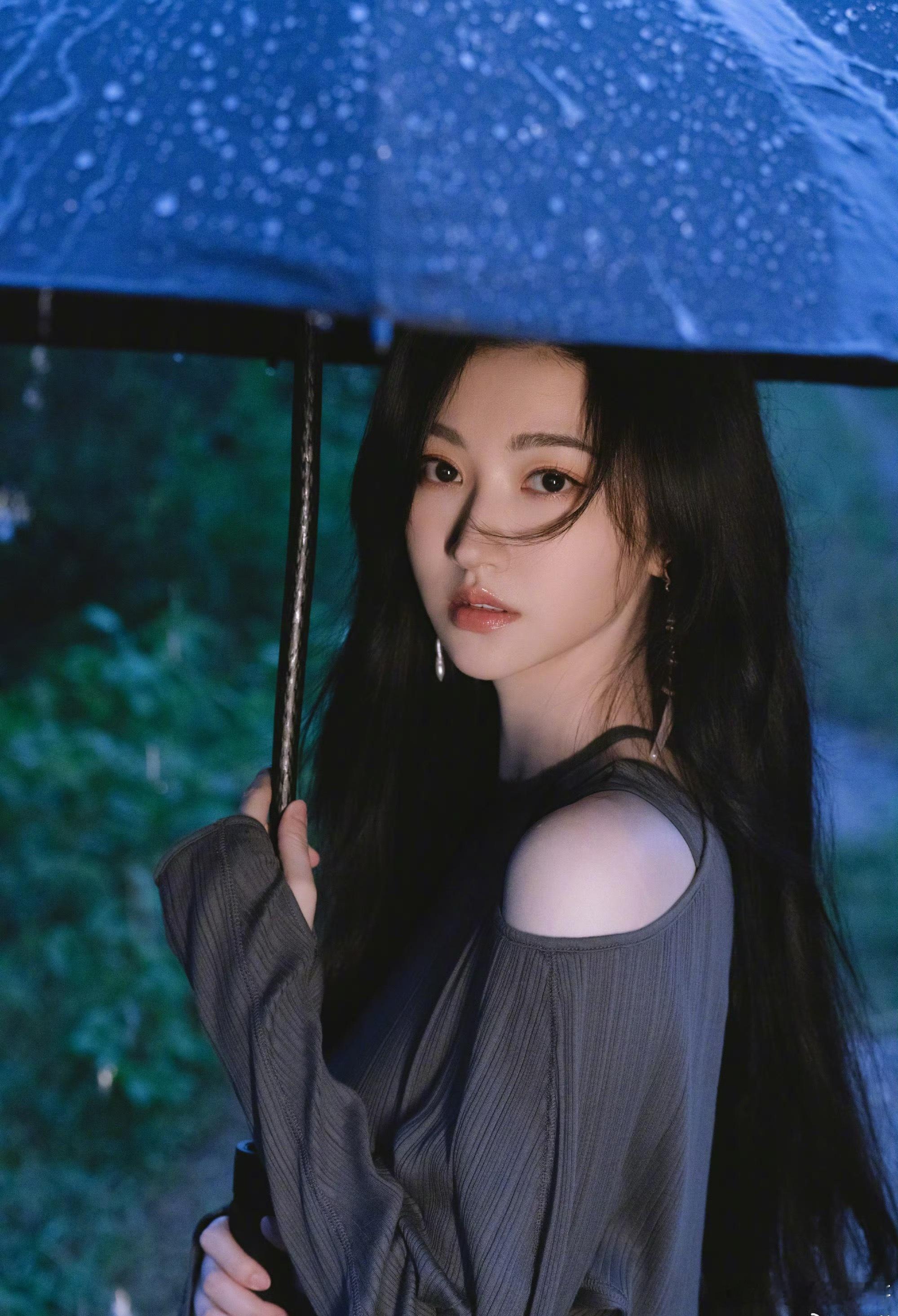 景甜好像林中的仙女​​​