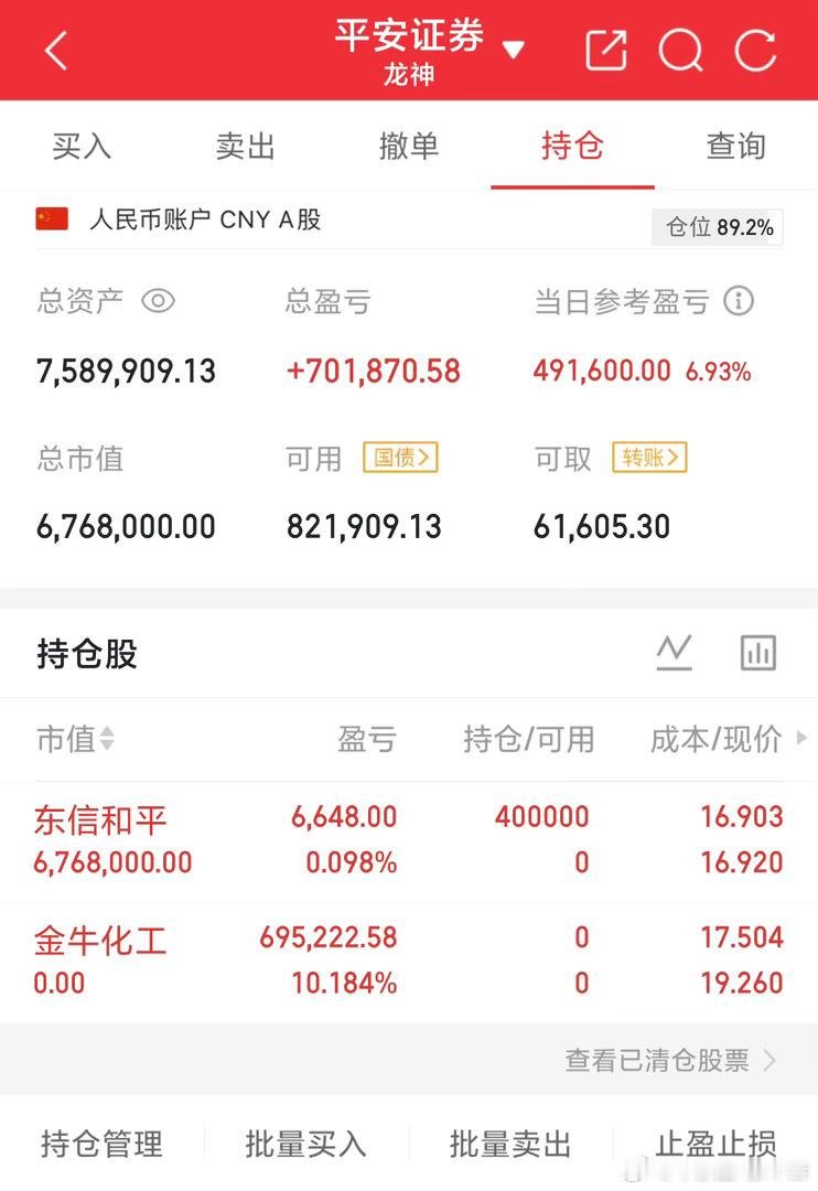 700万本金，目标1年做到3500万，挑战1年翻五倍，欢迎各位关注！（第14天）