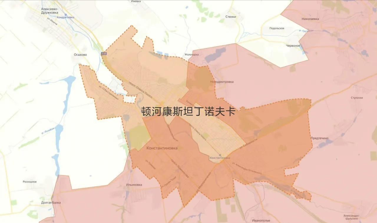 俄军南部集群在顿河康斯坦丁诺夫卡的推进速度明显加快了。从去年以来的城镇作战能够看