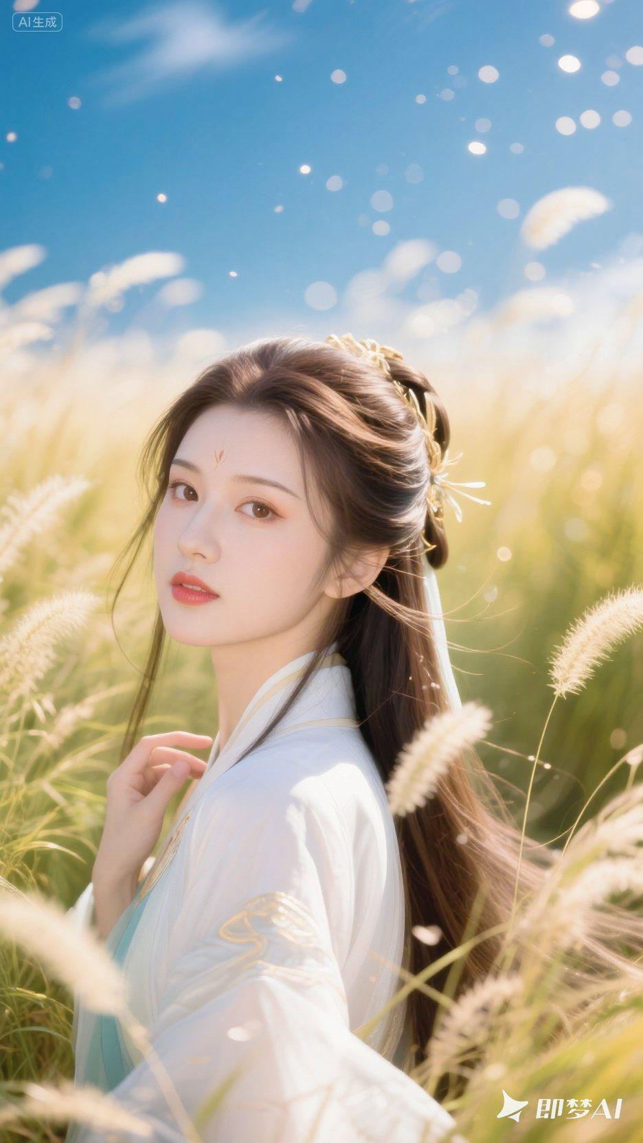 即梦AI 古风 唯美 作品分享 花期已至美好如初