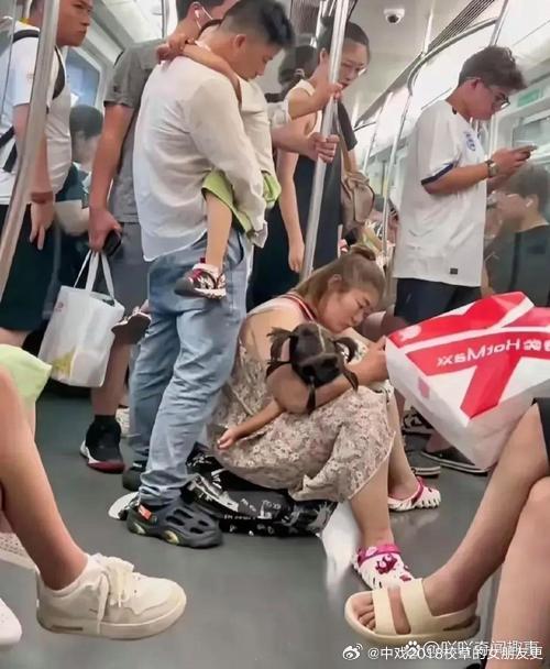 地铁上看到一个年轻妈妈抱着娃，娃哭得撕心裂肺，妈妈满脸无奈。旁边一个大妈主动逗娃，做鬼脸，还从包里拿