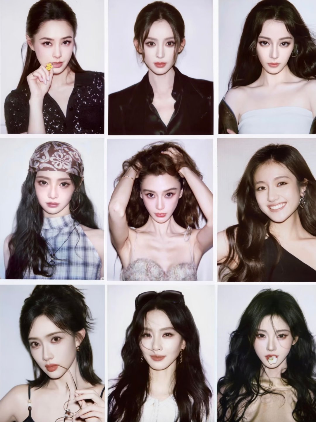 果然撕拉片最能检验女明星的美了！钟欣桐、古力娜扎、迪丽热巴、周洁琼、杨颖、李兰迪