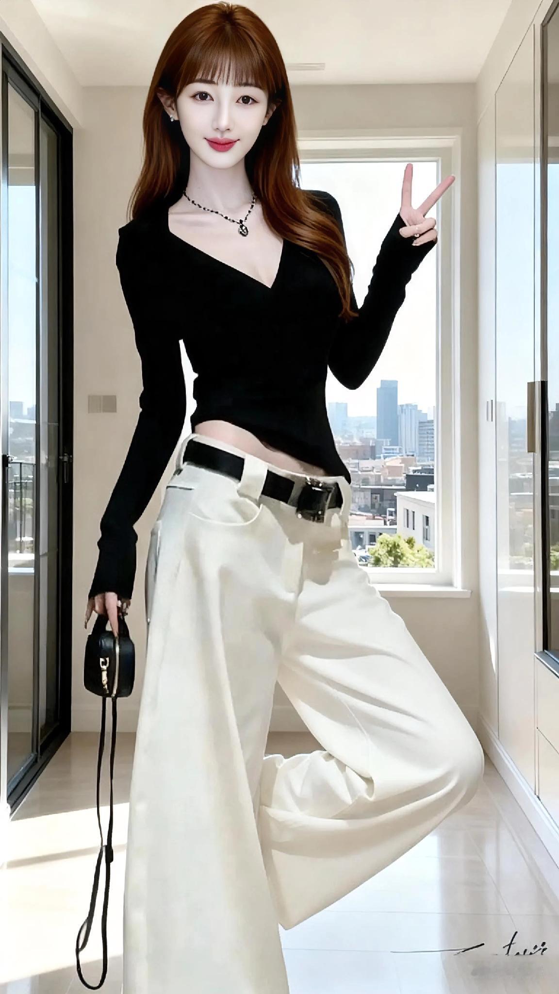 女孩子怎么穿搭既时尚又好看?当她行走在时尚的前沿，转身之即，留下的不是空虚